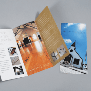 Premium Gloss Folded - 2 Panel DL