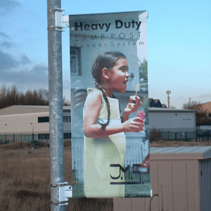 Lamp Post Banner + Kit - Heavy Duty