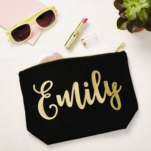 Black Toiletry & Make Up Bag