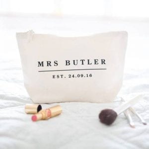 "MRS" Toiletry & Make Up Bag